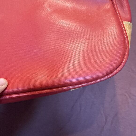 Jon Hart Tyler Tote Red Monogrammed - Picture 3 of 12